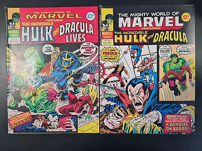 Buy The Mighty World Of Marvel Starring Hulk #252 & #253 Marvel Uk 1977 • 0.99£