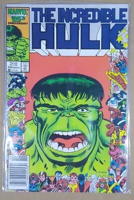Buy The Incredible Hulk # 325 - 1986 Marvel 25th Anniversary .  • 13.61£