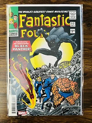 Buy Fantastic Four #52 1966 Facsimile (marvel 2023) 1st Black Panther 🔥 Nm+ Cgc... • 12.01£