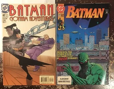 Buy DC Batman 471 November 1991 & Batman Gotham Adventures 47 April 2002 Comics • 6.03£