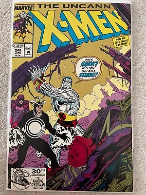 Buy Marvel Comics # 248 The Uncanny X-men 2nd Print Gold Variant 1992 High Grade • 8.67£