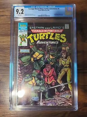 Buy Teenage Mutant Ninja Turtles Adventures #1 Archie 1988 CGC 9.2 Key 1st Krang  • 99.57£