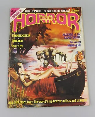 Buy The House Of Hammer Horror Comic Vol 1 No 19 1978 Dracula Frankenstein  Reptile • 9.50£