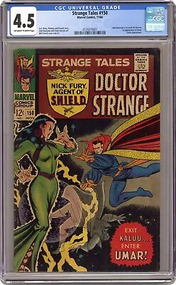 Buy Strange Tales #150 CGC 4.5 1966 4124379001 • 74.43£