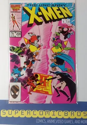 Buy The Uncanny X-Men # 208 1986 Sleeved And Boarded • 5.62£