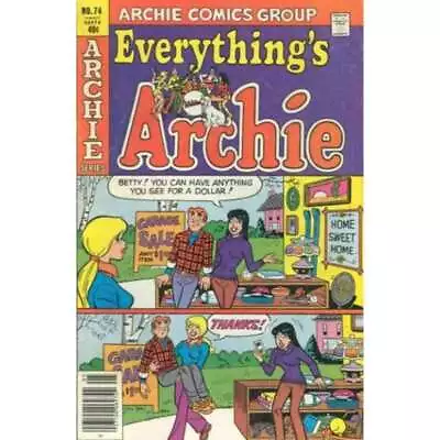 Buy Everything's Archie #74 In Fine Minus Condition. Archie Comics [o* • 2.45£