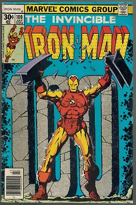 Buy The Invincible Iron Man #100 Vs The Mandarin!   1977 Good Marvel Comic • 6.27£