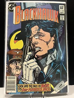 Buy BLACKHAWK #262 | 1983 | Newsstand Look Into The Face Of Death! - FREE SHIPPING • 5.53£