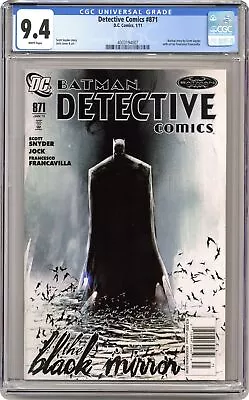 Buy Detective Comics #871A 1st Printing CGC 9.4 2011 4003194007 • 490.18£