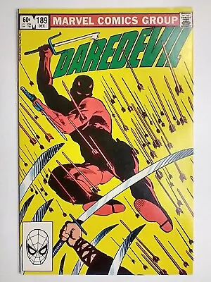 Buy Marvel Comics  Daredevil #189 Death Of Stick; Frank Miller Story And Cover VF/NM • 13.42£