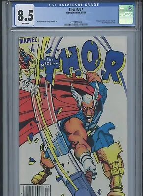 Buy Thor #337 1983 CGC 8.5 (1st App Of Beta Ray Bill)~ • 75.11£