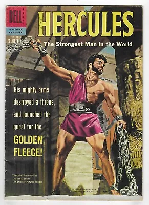 Buy HERCULES Four Color 1006 SILVER AGE DELL COMIC BOOK Movie - Buscema A CIRCA 1959 • 55.19£