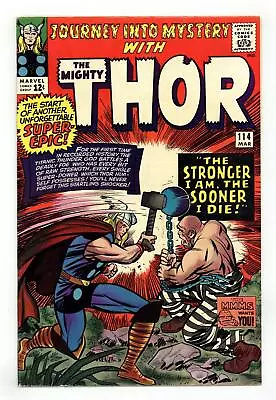 Buy Thor Journey Into Mystery #114 FN+ 6.5 1965 1st App. Absorbing Man • 207.19£