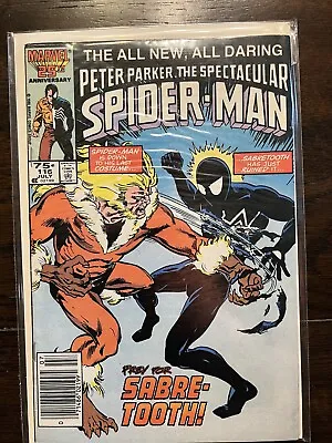 Buy Spectacular Spider-Man #116  (1986) First Appearance Of The Foreigner, Marvel NM • 9.53£