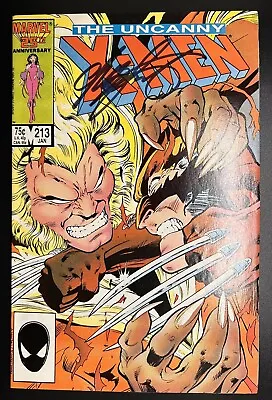 Buy 🔥🔥Uncanny X-Men #213 1986 Marvel Comics Signed By Chris Claremont 🔥🔥 • 53.57£