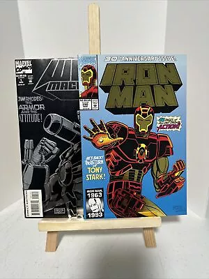 Buy Lot Of 2- War Machine #1 & Iron Man #290 Marvel Comics • 8.03£