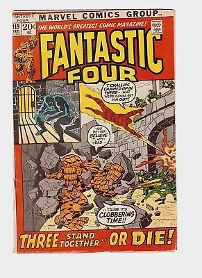 Buy Marvel - Fantastic Four (1972) #119 - Black Panther Appearance Comic Book • 15.98£