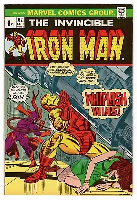 Buy Iron Man Vol 1 No 62 Sep 1973 (VFN) (8.0) Marvel, Bronze Age • 13.99£