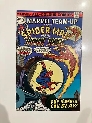 Buy Marvel Team-Up 39 1975 Very Good Condition Spider-Man & Human Torch • 4.50£