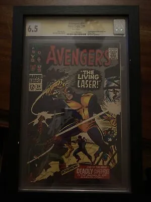 Buy Marvel ComicThe Avengers #34 Signed By Stan Lee - 6.5 • 400£