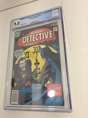 Buy Detective #475 /CGC 9.0 /1978 /Joker Fish Cover /Check Out Pics!!/ FREE SHIPPING • 174.76£