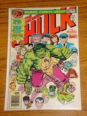 Buy Incredible Hulk #200 Vol1 Marvel Comics Anniversary June 1976 • 49.99£
