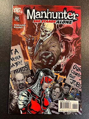Buy Manhunter 32 Liam Sharp Cover Mr Bones Huntress Marc Andreyko  V 3 DC  1 Copy • 7.17£