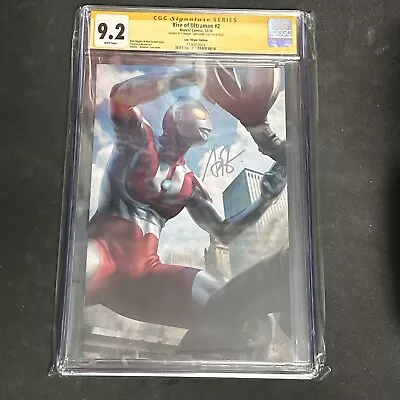 Buy Rise Of Ultraman #2 CGC SS 9.2 Signed By Stanley Artgerm Lau Virgin Variant • 99.94£