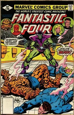 Buy Fantastic Four #206-1979 Fn- 5.5 Whitman Variant / Pollard Skrulls 1st App R'Kll • 11.83£
