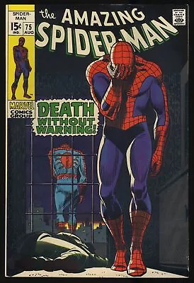 Buy Amazing Spider-Man #75 VF+ 8.5 Death Of Silvermane! Classic Romita Cover! • 115.19£