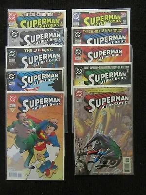 Buy Action Comics #746-#772  July 98 Onward  Lot Of 10 High Grade Books!! See List!! • 11.83£