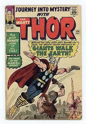 Buy Thor Journey Into Mystery #104 GD+ 2.5 1964 • 33.25£