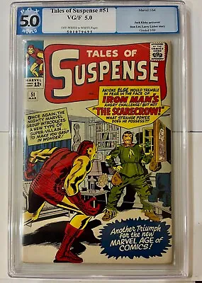 Buy TALES Of SUSPENSE #51 : 1964 MARVEL : 1st APPEARANCE Of SCARECROW PGX 5.0 • 136.62£