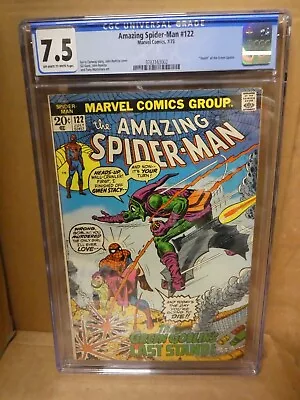 Buy Marvel Comics Amazing Spiderman Death Green Goblin CGC 6.5 1973 • 469.99£