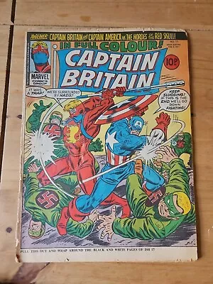 Buy Captain Britain Vintage Comic Book Issue No.17 • 20£