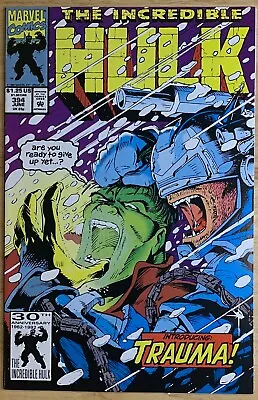 Buy The Incredible Hulk #394 Vol. 1 (June 1992) Marvel Comics, 9.0 VF/NM Or Better!! • 2.80£