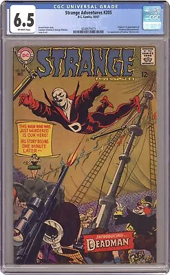 Buy Strange Adventures #205 CGC 6.5 1967 4248575015 1st App. Deadman • 481.13£