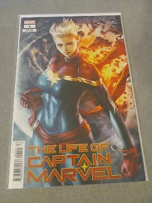 Buy Life Of Captain Marvel #1 Artgerm Variant Marvel Comic 1st Print • 4.74£