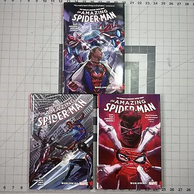 Buy Amazing Spider-Man: Worldwide Vol. 1 2 3 Hardcover HC Marvel Comics New • 71.24£