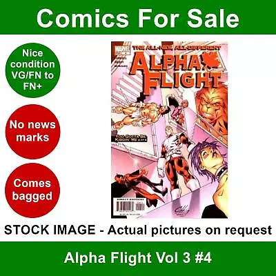 Buy Marvel Alpha Flight Vol 3 #4 Comic VG/FN+ 01 August 2004 • 3.99£