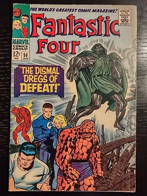 Buy Fantastic Four #58 (Jan 1967, Marvel) • 34.38£
