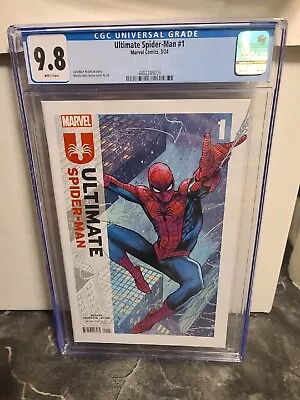 Buy Marvel Comics ULTIMATE SPIDER-MAN # 1  CGC 9.8 Checchetto Cover A 1st Print  • 223.86£