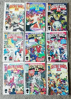 Buy Secret Wars 2 Marvel Comics Original 1985 Full Set Of 9 Issues All Near Mint 🌟 • 29.50£