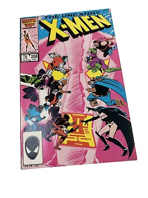 Buy The Uncanny X-men #208 Marvel Comics 1986 Vf+/nm Wolverine 1st Mention Omega • 10.39£
