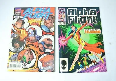 Buy Lot Of (2) Marvel Comics Alpha Flight Issues #12 & 19 Excellent Condition! • 159.32£