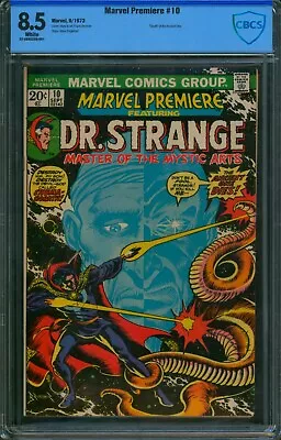 Buy Marvel Premiere #10 ⭐ CBCS 8.5 ⭐ 1st Shuma Gorath! Doctor Strange Comic 1973 • 233.58£