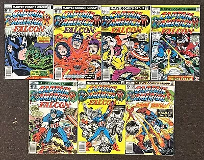 Buy Captain America + Falcon #207,210,211,213,214,215,216 Jack Kirby 1976 Lot • 27.98£