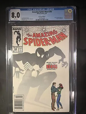Buy Amazing Spider-Man 290 Newsstand CGC 8.0 White Pages • 51.25£