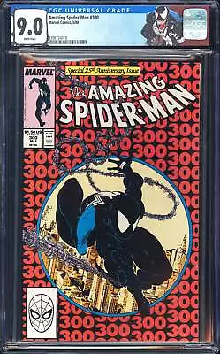 Buy Amazing Spider-Man #300 CGC 9.0 (1988) 1st Full Appearance Of Venom! L@@K! • 474.75£