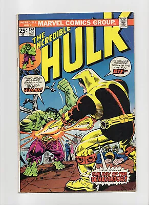 Buy Incredible Hulk #186 - 1st Devastator Marvel 1975 Comics • 6.32£